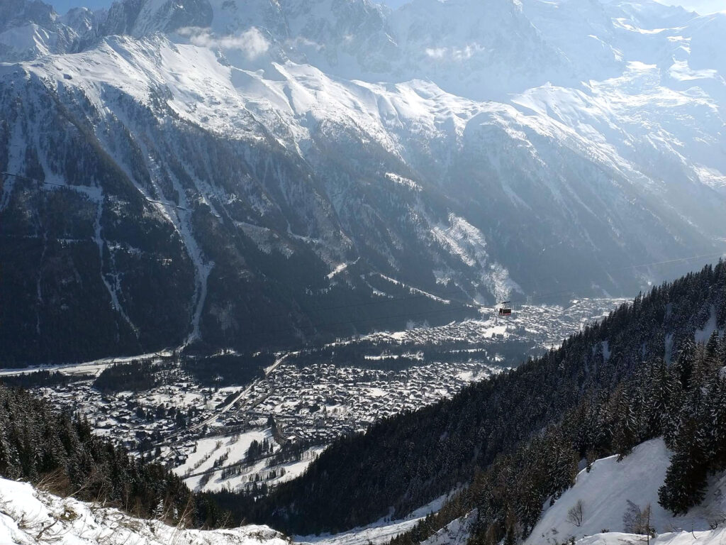 Chamonix Mont Blanc Ski Resort French Alps