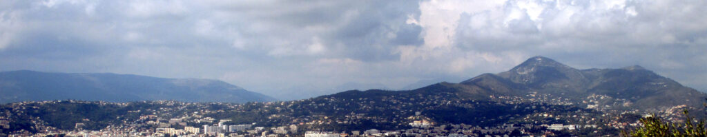 Alpes-Maritimes mountains near Cannes - Grasse from Nice