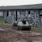 Soviet light T-70 tank found on WW2 battlefields in Kubinka museum