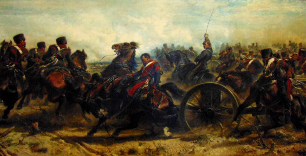 Battlefields painting in Orsay museum, Paris
