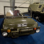 Soviet military cars and trucks in Kubinka Patriot Park museum