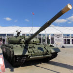 Cold war soviet tank T-62