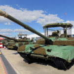 Modern Russian tank T-90M