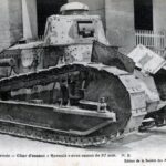 Tank Renault FT 17 in Army museum Les Invalides Paris