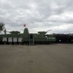 WW2 soviet armored train in Kubinka Patriot park museum